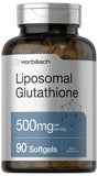 Horbäach Liposomal Glutathione 500mg capsules front view