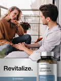 Horbäach Liposomal Glutathione 500mg capsules in hand