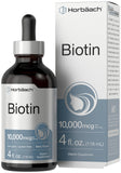 Horbäach Liquid Biotin 10,000 mcg drops front view