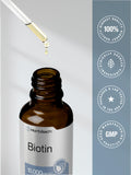 Horbäach Liquid Biotin packaging and label detail