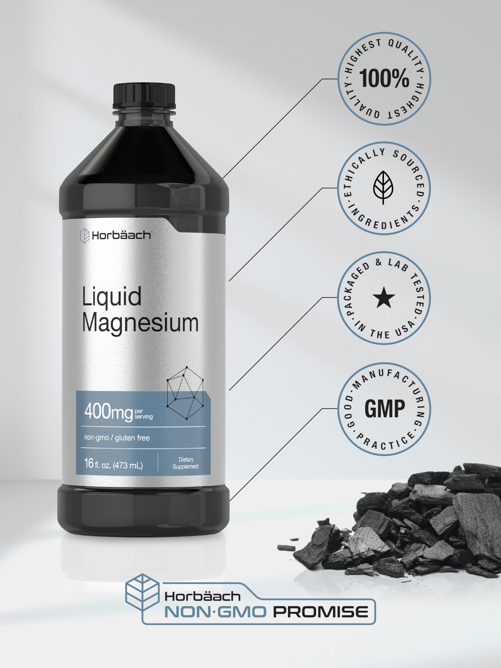 Horbäach Liquid Magnesium 400mg lifestyle scene