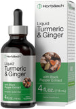 Horbäach Liquid Turmeric & Ginger Supplement 249g front view