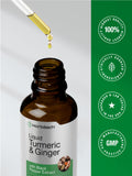 Horbäach Liquid Turmeric & Ginger Supplement 249g packaging details