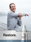 Horbäach Liquid Zinc 8mg bottle with natural background