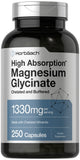 Horbäach Magnesium Glycinate 1330mg 90 capsules front view