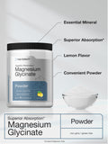 Horbäach Magnesium Powder lemon flavour in a glass of water