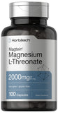 Horbäach Magnesium Threonate 2000mg capsules front view