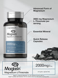 Horbäach Magnesium Threonate 2000mg capsules packaging
