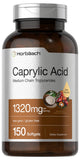 Horbäach MCT Oil 1320mg Caprylic Acid softgels front view