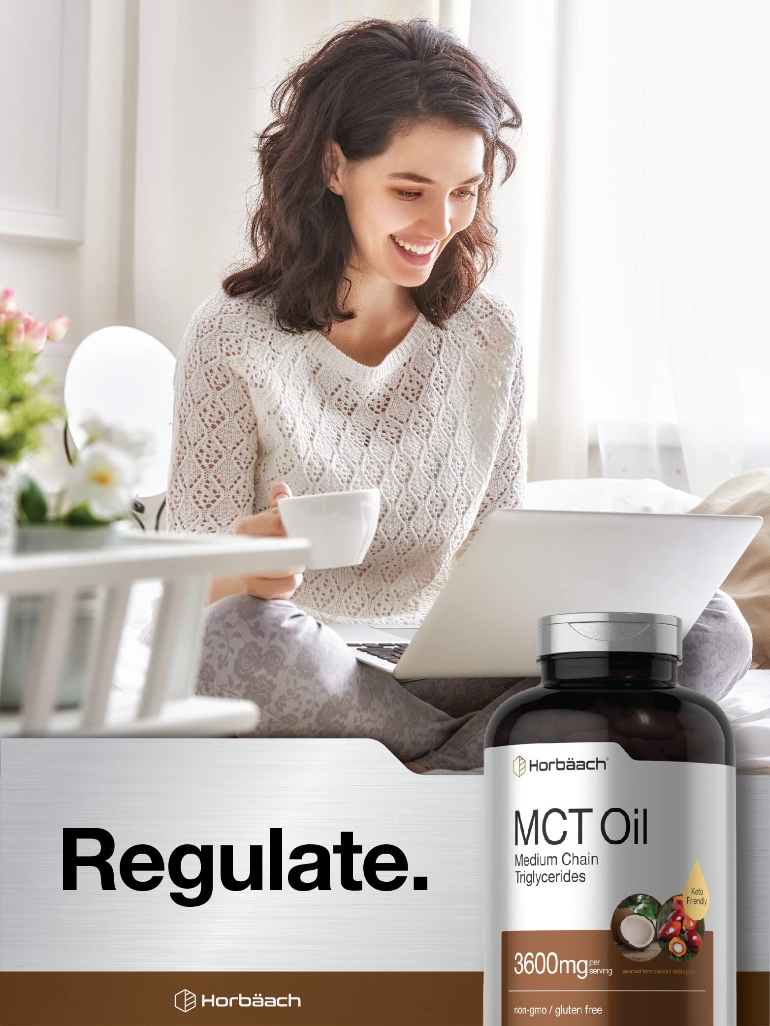 Horbäach MCT Oil Softgels with coconut and palm