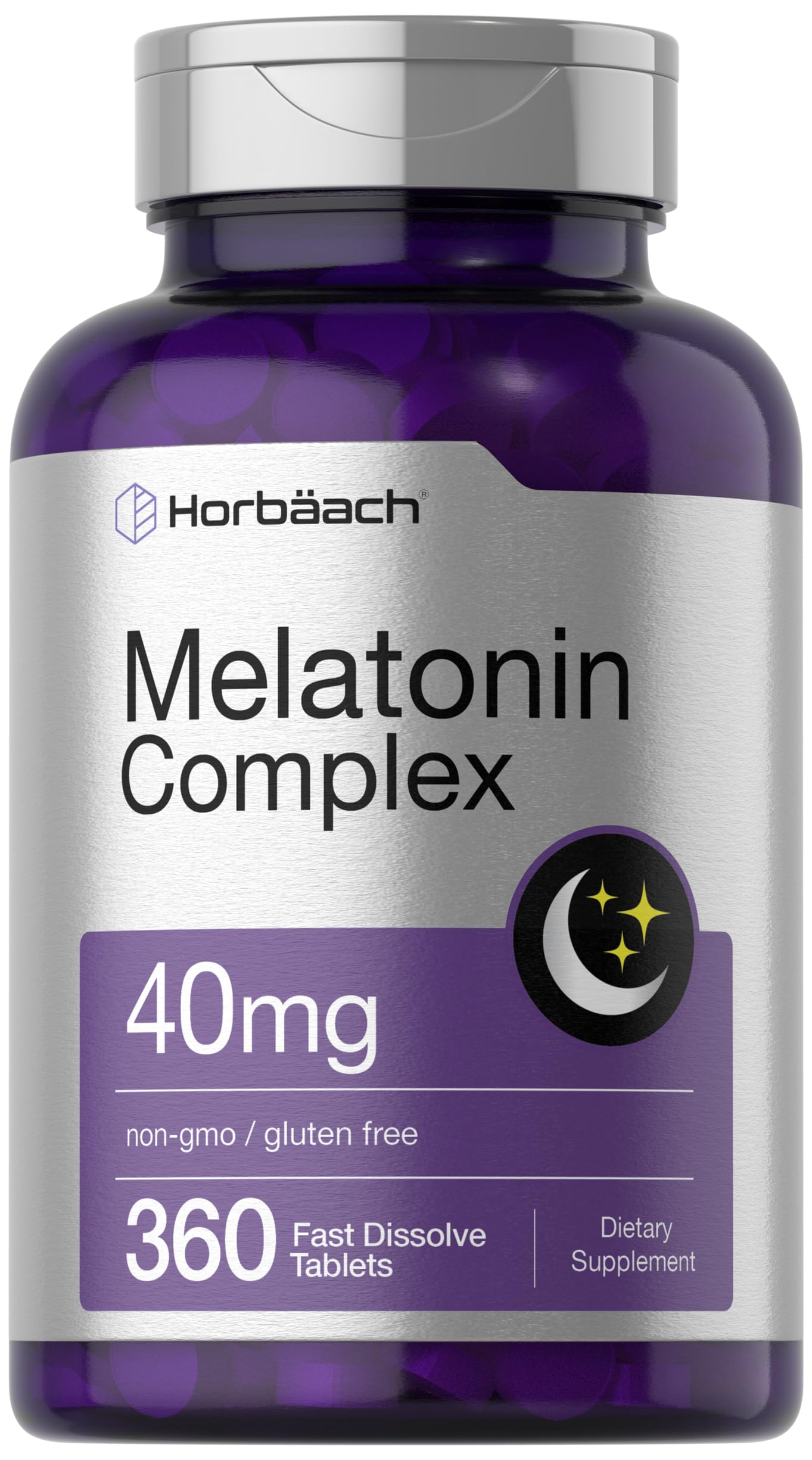 Horbäach Melatonin Complex Fast Dissolve Tablets front view