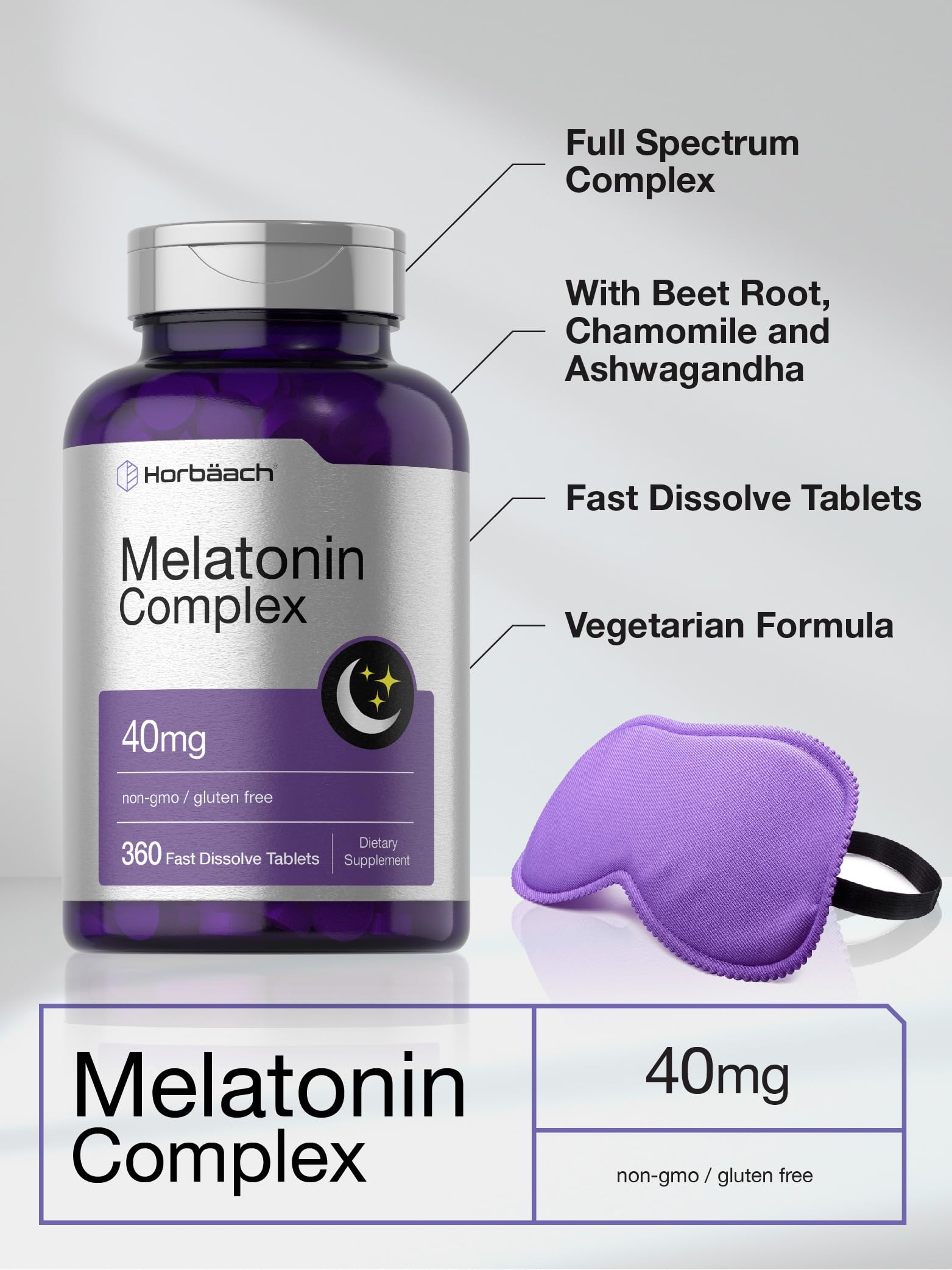 Horbäach Melatonin Complex ingredients list