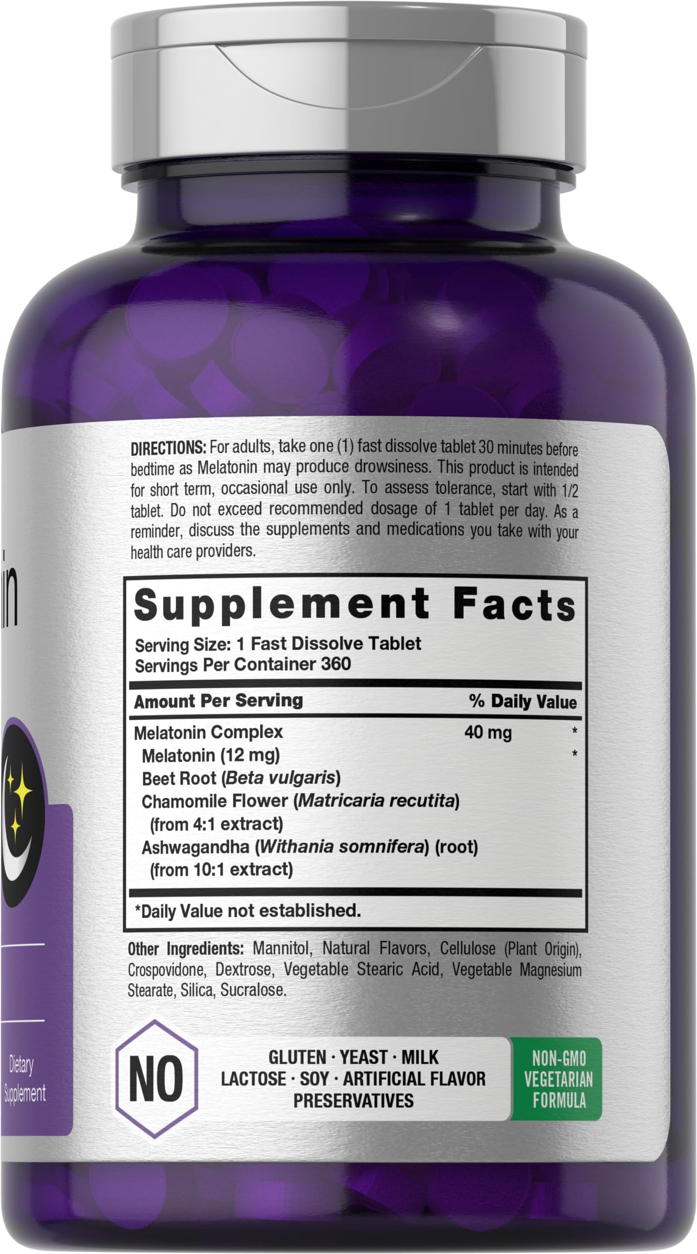 Horbäach Melatonin Complex packaging side view