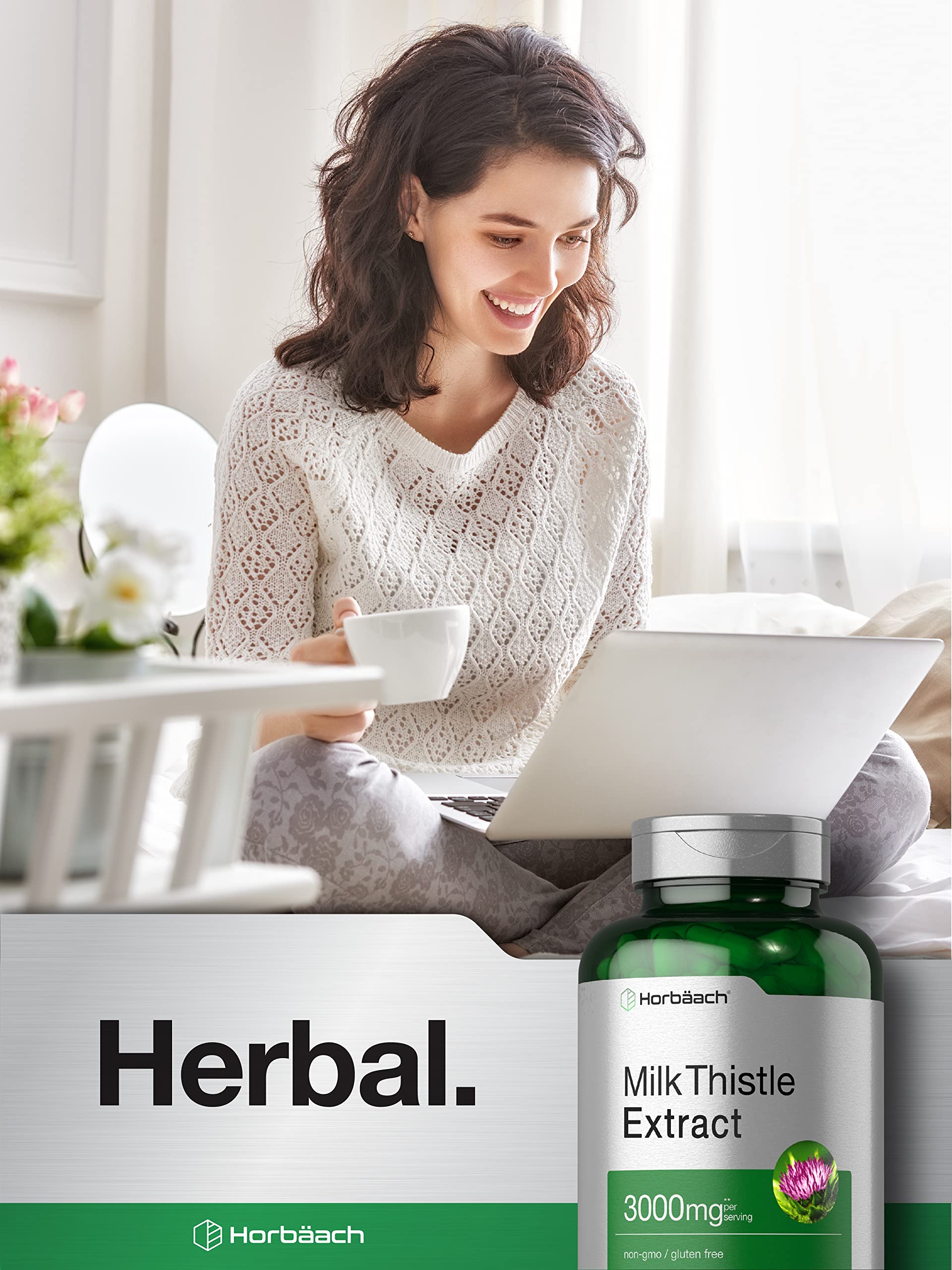 Horbäach Milk Thistle Supplement 1000mg ingredients list