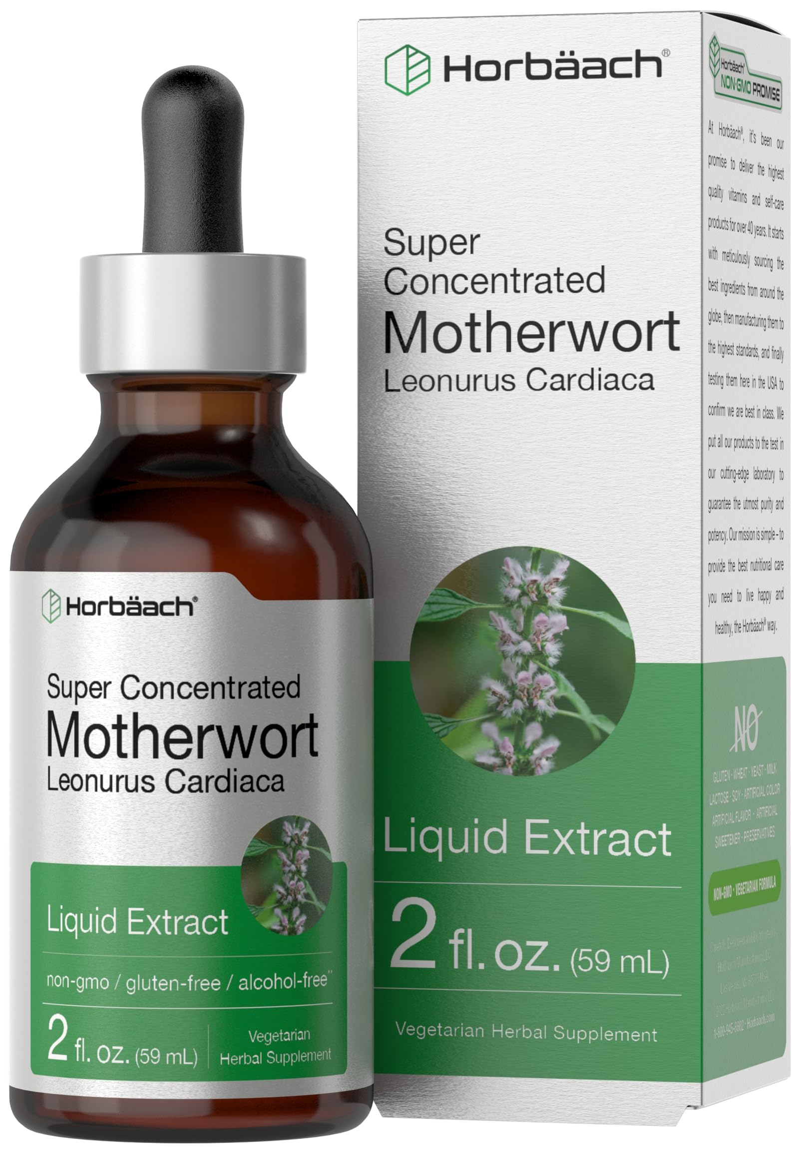 Horbäach Motherwort Liquid Extract 141g front view