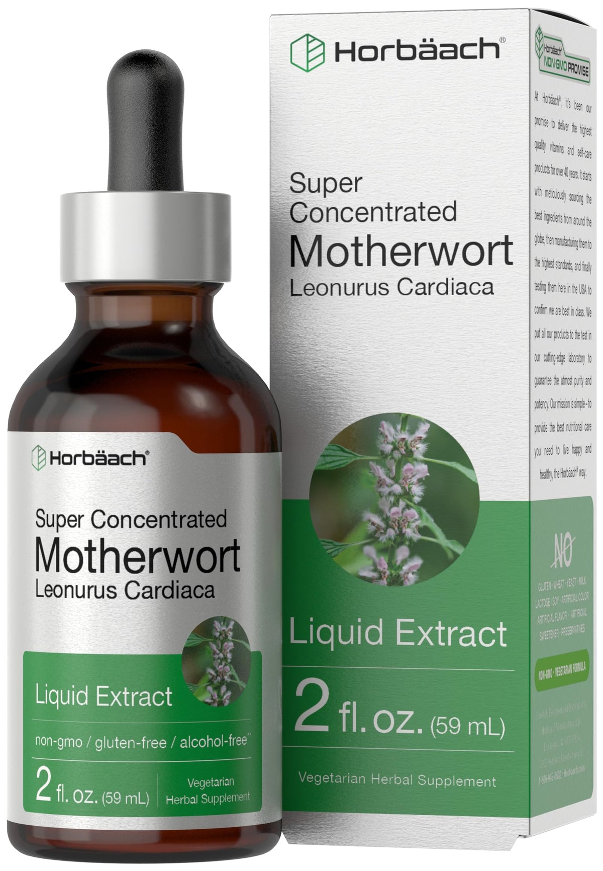 Horbäach Motherwort Liquid Extract 141g front view