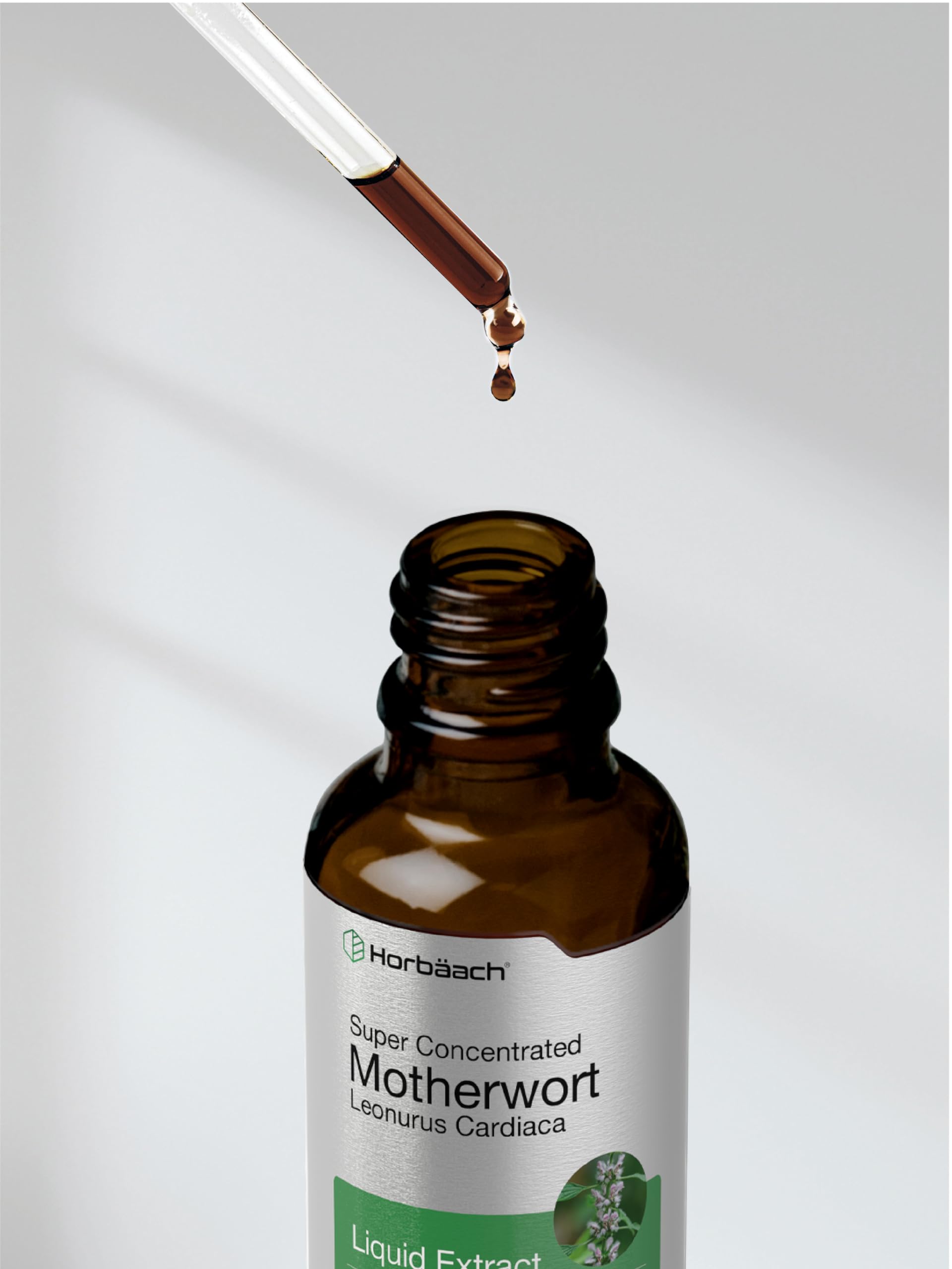 Horbäach Motherwort Liquid Extract 141g with other herbal supplements