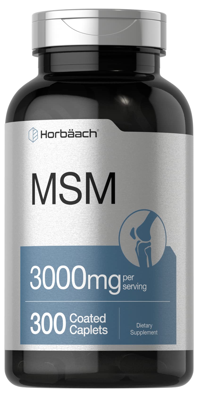 Horbäach MSM Supplement 3000mg front view packaging