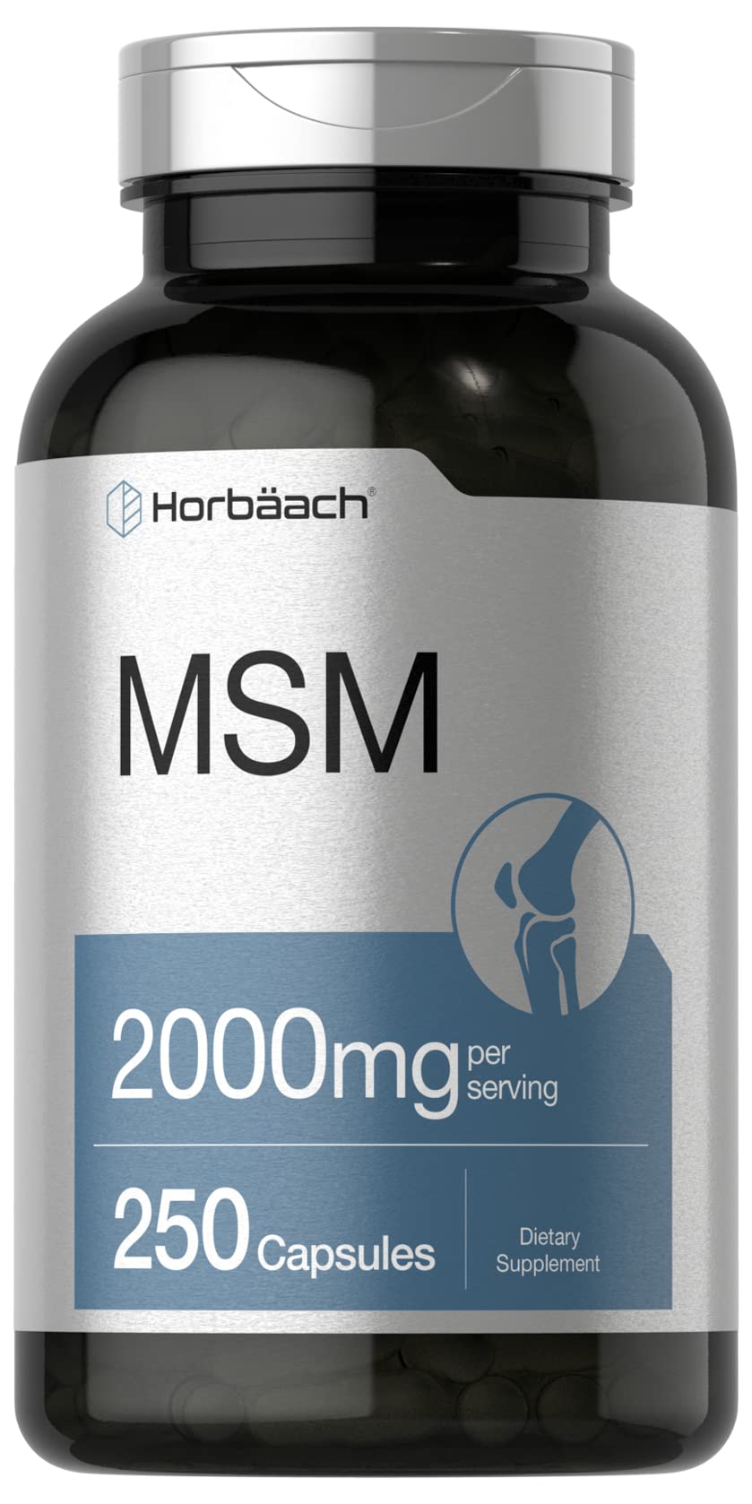 Horbäach MSM Supplement bottle front view