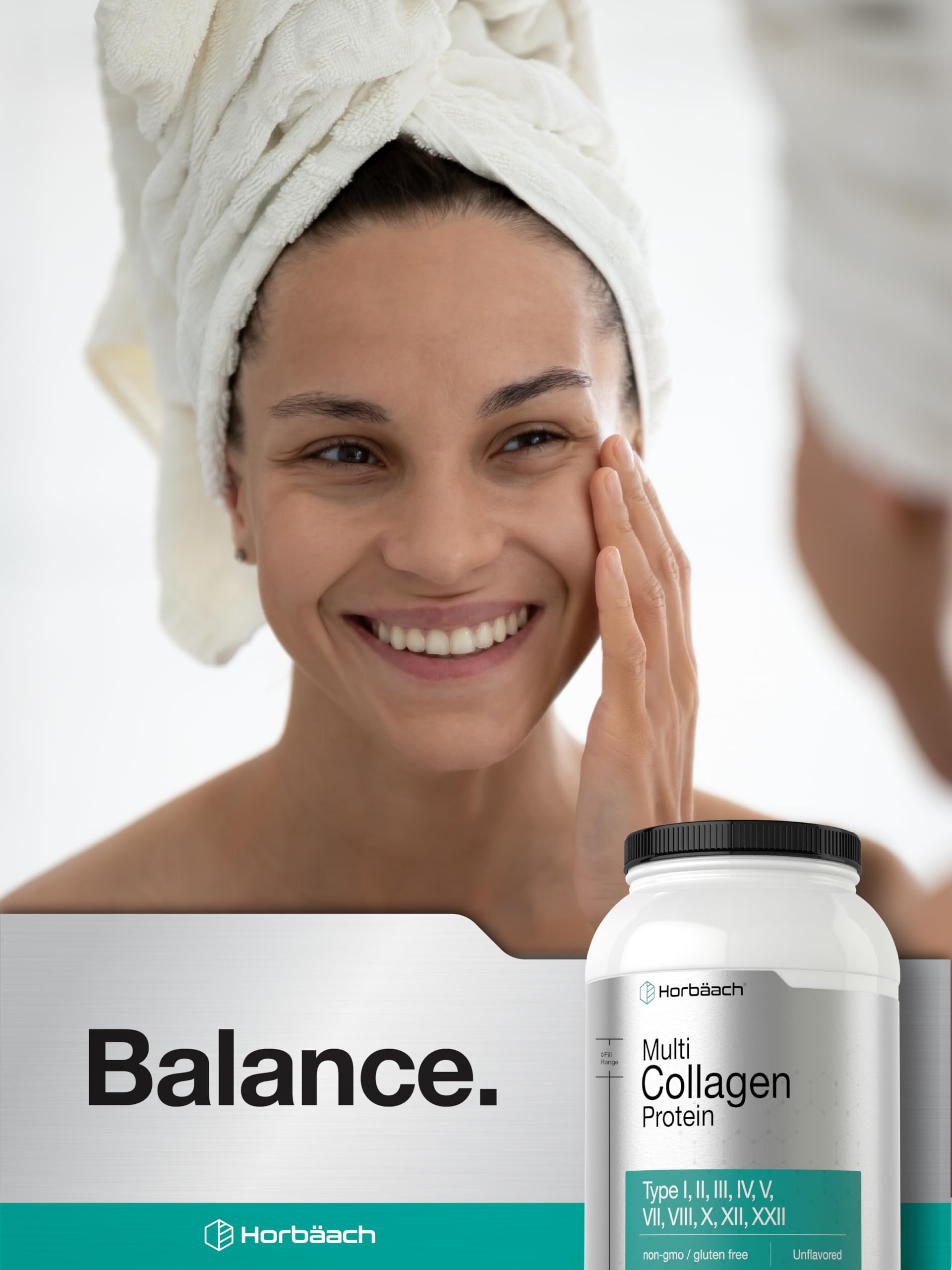 Horbäach Multi Collagen Protein Powder nutrition facts