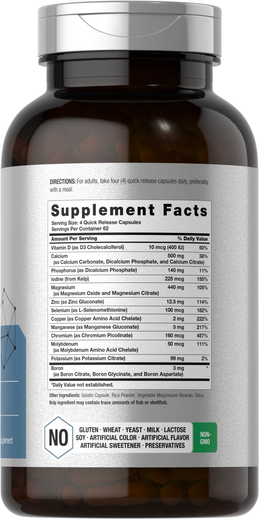 Horbäach Multi Mineral Supplement capsules close-up