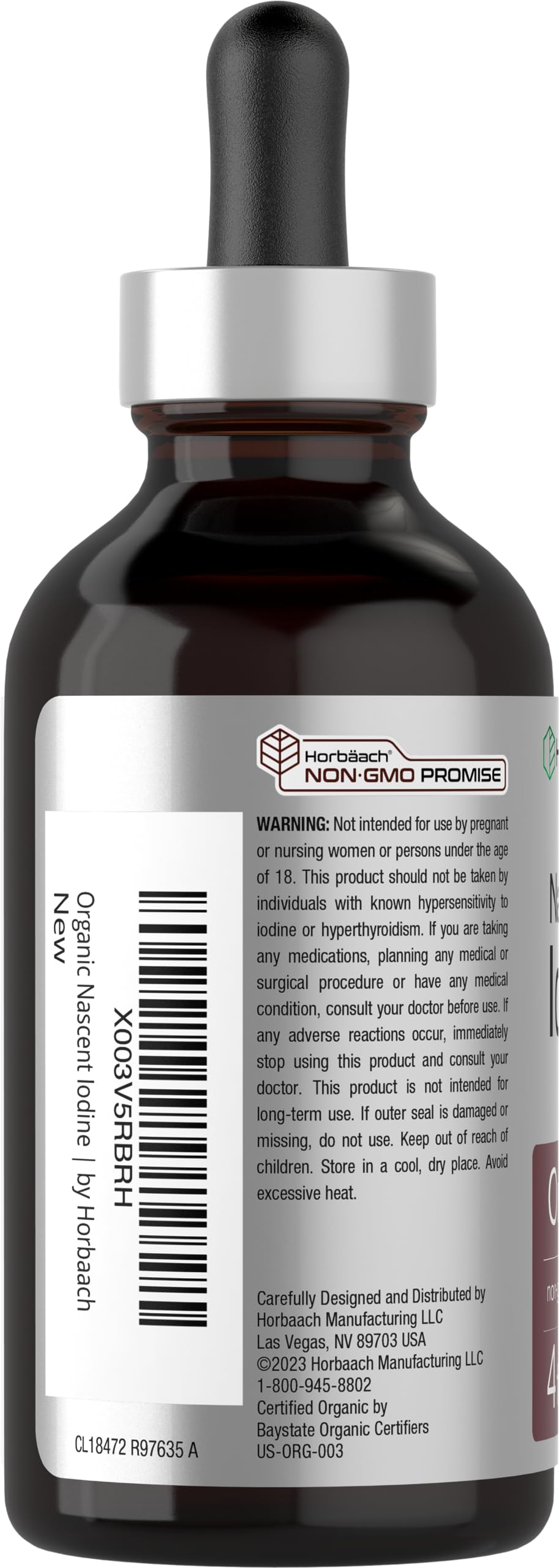 Horbäach Nascent Iodine Liquid Drops with measuring dropper