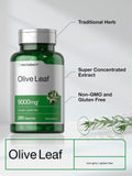 Horbäach Olive Leaf Extract capsules close-up