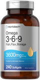 Horbäach Omega 3-6-9 Triple Omega Softgels front view
