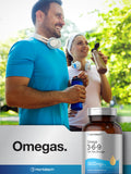Horbäach Omega 3-6-9 Triple Omega Softgels on a table
