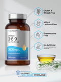 Horbäach Omega 3-6-9 Triple Omega Softgels with ingredients