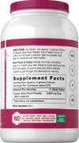 Horbäach Organic Beet Root Powder back view with ingredient list