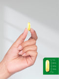 Horbäach Organic Flaxseed Oil 3000mg Softgels in a natural setting
