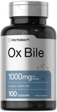 Horbäach Ox Bile 1000mg capsules front view