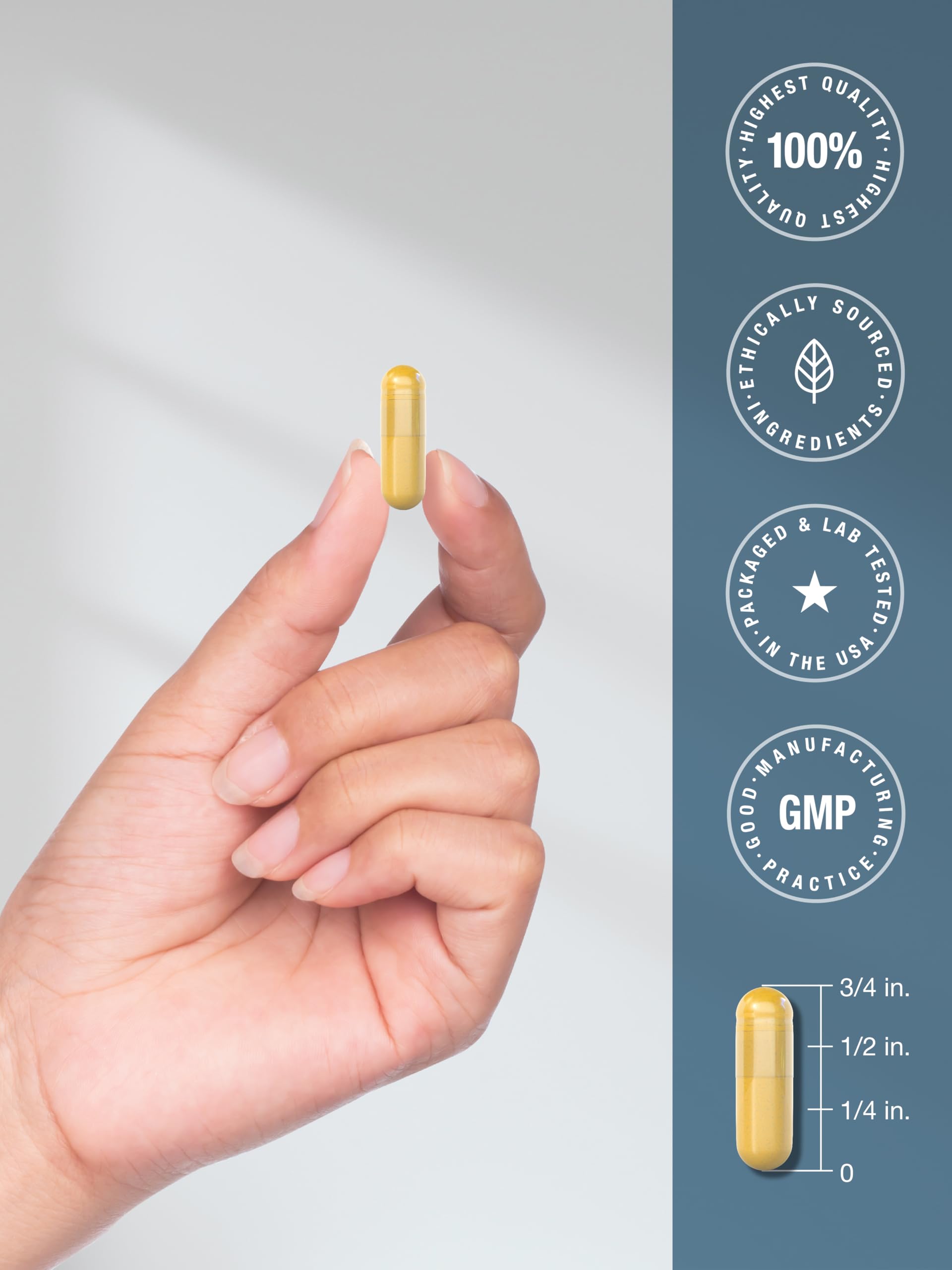 Horbäach Ox Bile 1000mg capsules with a measuring spoon