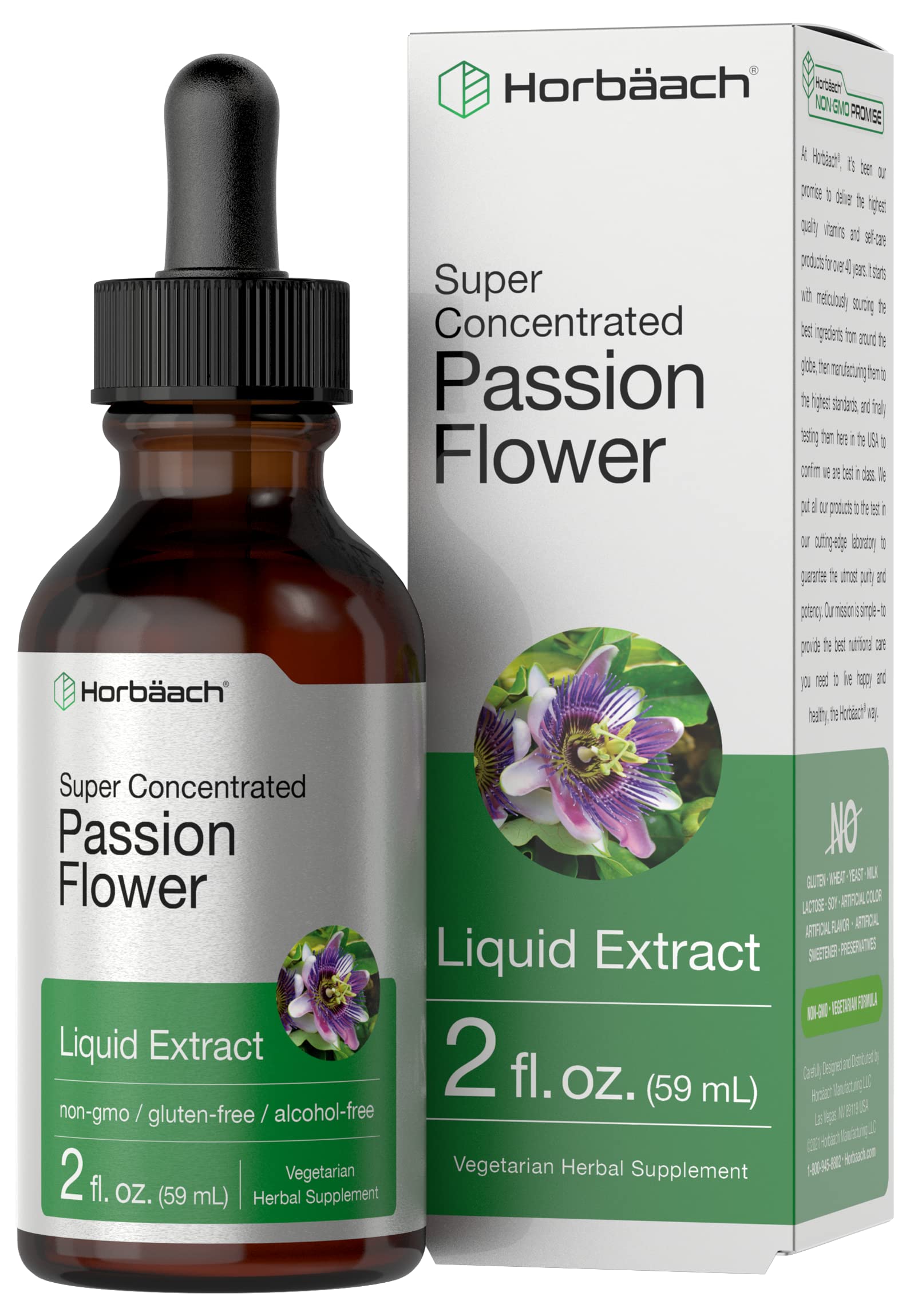 Horbäach Passion Flower Liquid Extract 132g front view