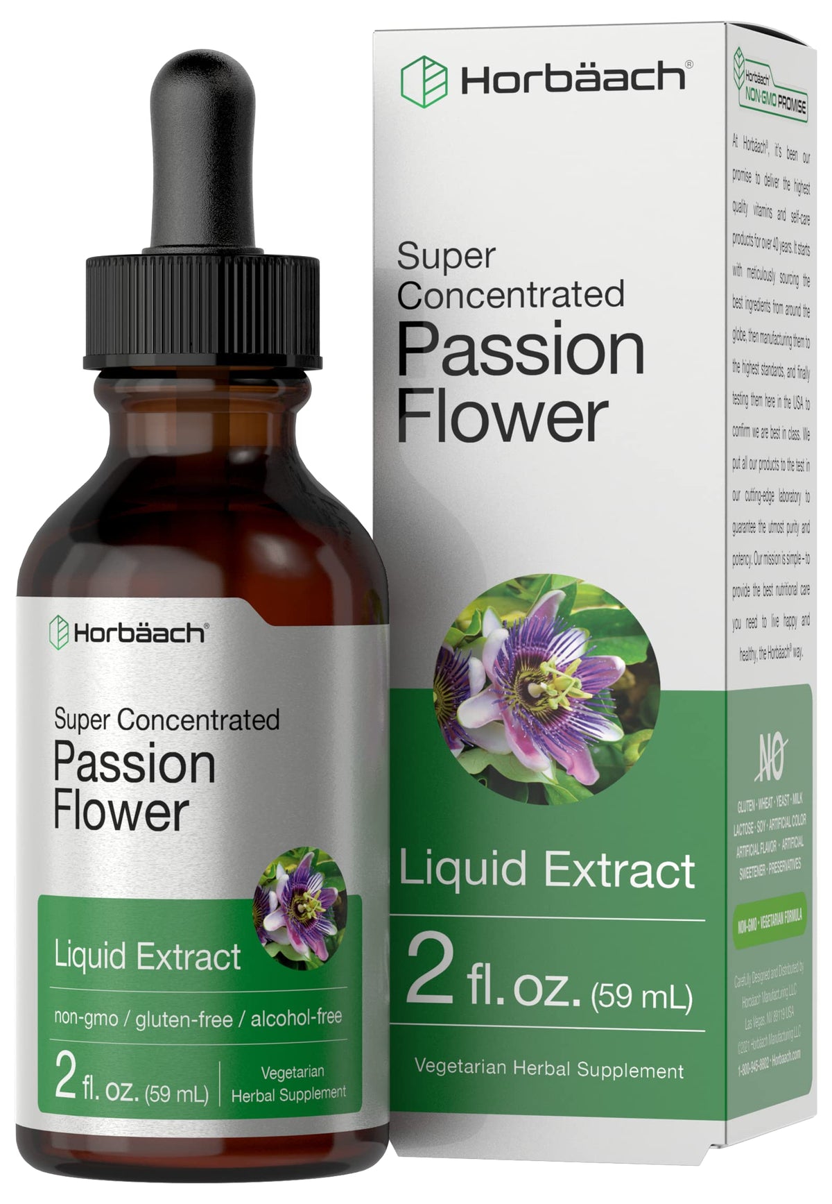 Horbäach Passion Flower Liquid Extract 132g front view