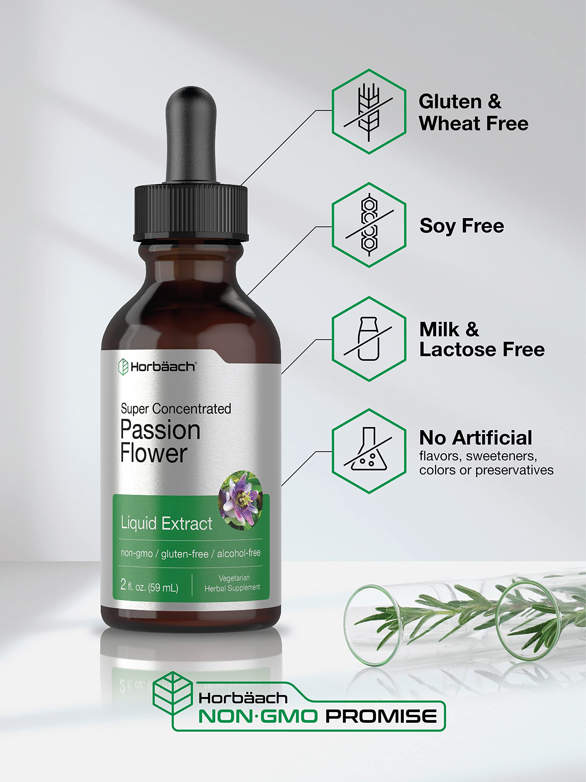 Horbäach Passion Flower Liquid Extract 132g packaging