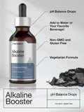Horbäach Potassium Drops 132g lifestyle scene with glass of water