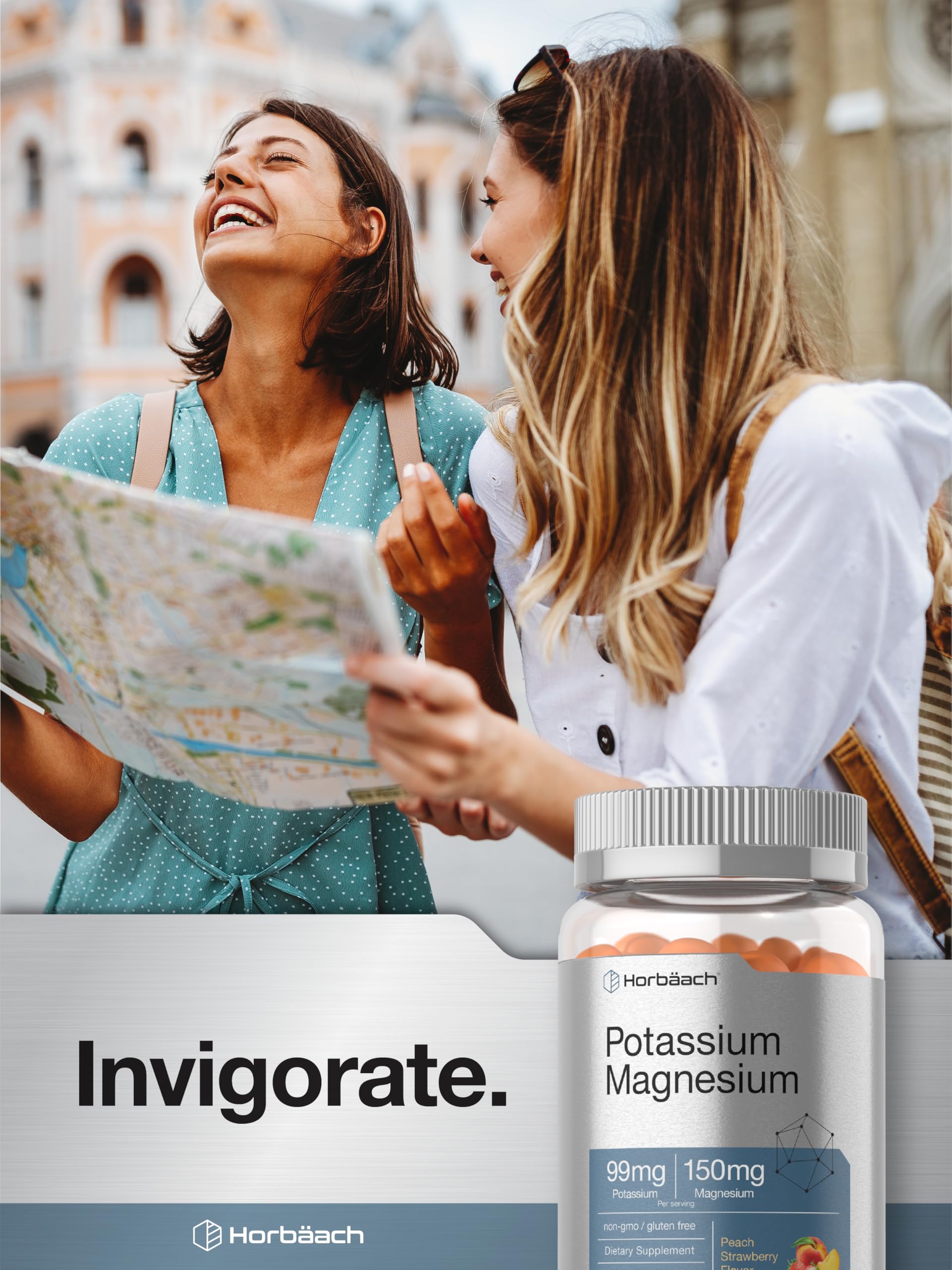 Horbäach Potassium & Magnesium Gummies ingredients list