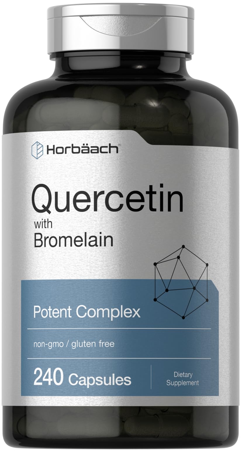 Horbäach Quercetin with Bromelain Capsules front view