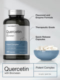 Horbäach Quercetin with Bromelain Capsules opened bottle