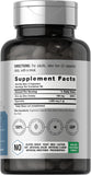 Horbäach Quercetin & Zinc 1000mg supplement side view