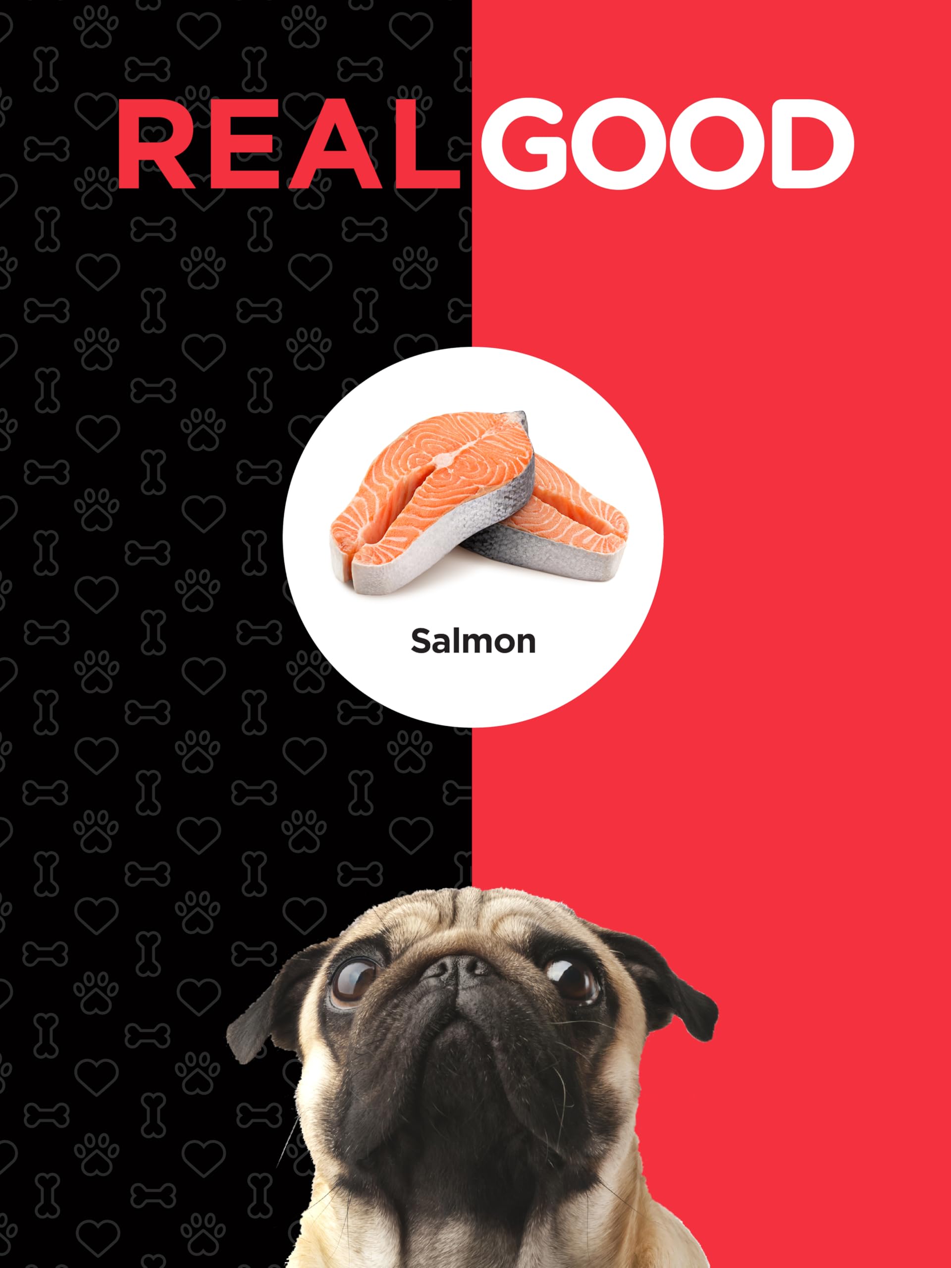 Horbäach Salmon Oil for Dogs 4600mg Omega-3 liquid nutrition label