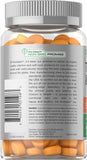 Horbäach Turmeric + Ginger Gummies ingredients list on packaging