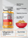 Horbäach Vitamin D3 Gummies displayed on a wooden table