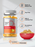 Horbäach Vitamin D3 Gummies with a measuring spoon
