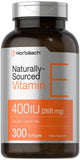 Horbäach Vitamin E 400 IU 100 softgels front view