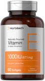Horbäach Vitamin E Softgels 1000 IU front view