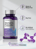 Horbäach Women's Probiotic with Cranberry capsule in hand