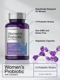 Horbäach Women's Probiotic with Cranberry ingredients list